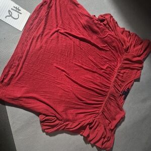 Bandolino Scarlet Off-Shoulder Ruffle Top